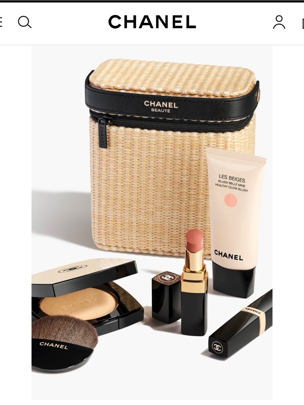 Chanel Les beiges 2026 raffia bag with makeup SOLD OUT EVERYWHERE
